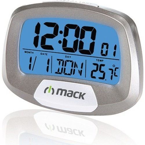 MCT-9135 Metalik Gri Masaüstü Dijital Saat