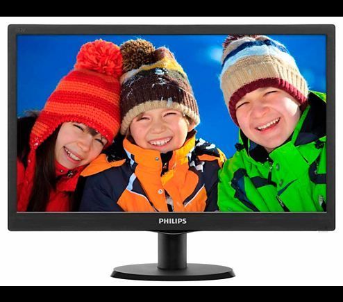 193V5LSB2-62 18,5''1366x768,5ms,60Hz,VGA, Siyah Led Monitör