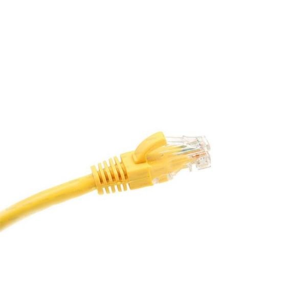 DK-CB-NT6U100Y CAT6 1M UTP Awg 24/7 Bakır Sarı Patch Network Kablosu