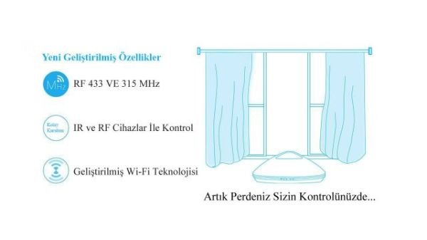 RM-PRO Rm-Pro (3G/4G Wı-Fı Kontrollu Rf Ve Infrared Kumanda Merkezi)