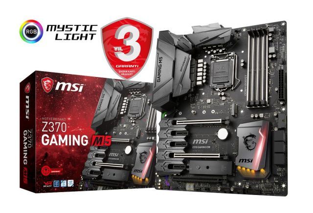 Z370-GAMING-M5 Intel Z370 1151 DDR4 4000MHz HDMI/DP Gaming Anakart