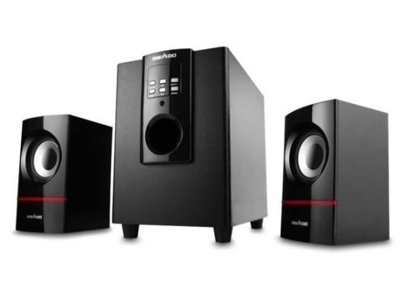 MD-325FM 18W Rms Kablolu 2+1 USB,SD,FM Siyah Hoparlör