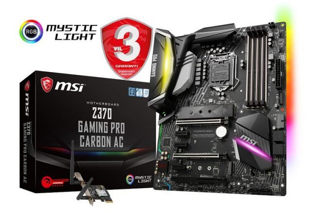 Z370-GAMING-PRO-CA Intel Z370 1151 DDR4 4000MHz HDMI/DVI Gaming Anakart