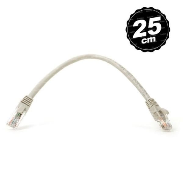 DK-CB-NT6U25G CAT6 0.25M UTP Awg 24/7 Bakır Gri Network Kablosu