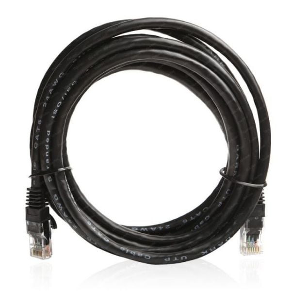 DK-CB-NT6U300B CAT6 3M CU Awg 24/7 UTP Siyah Patch Network Kablosu