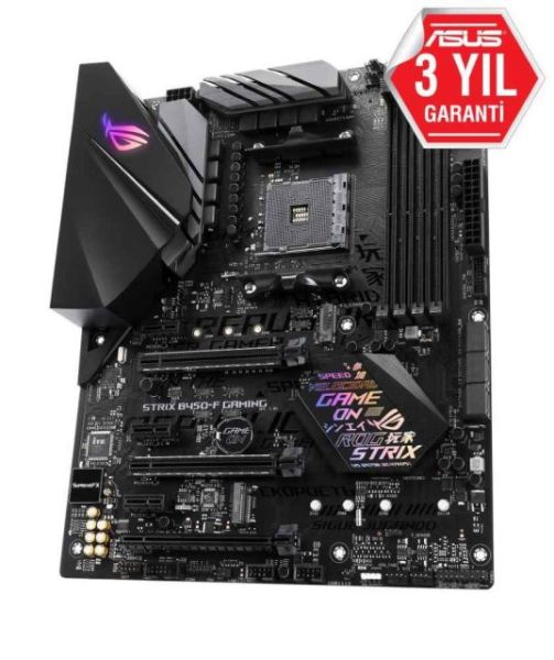 ROG-STRIX-B450-F-G AMD B450 AM4 DDR4 3200MHz DP/HDMI M2 USB3.1 AURA RGB TPM Anakart