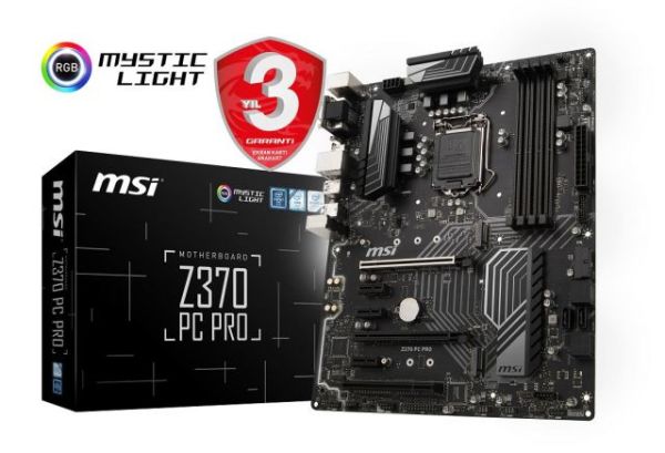 Z370-PC-PRO INTEL Z370 1151 DDR4 4000MHZ HDMI&DVI&VGA ANAKART