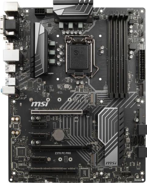 Z370-PC-PRO INTEL Z370 1151 DDR4 4000MHZ HDMI&DVI&VGA ANAKART