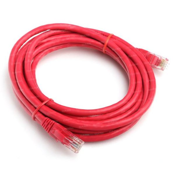 DK-CB-NT6U300R CAT6 3M Cu Awg 24/7 UTP Kırmızı Patch Network Kablosu