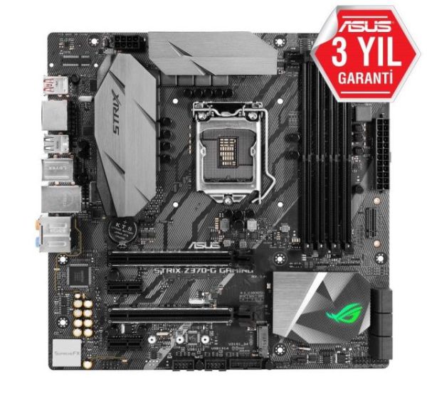 ROG-STRIX-Z370-G Intel Z370 1151 DDR4 4000MHz HDMI/DP Gaming Anakart