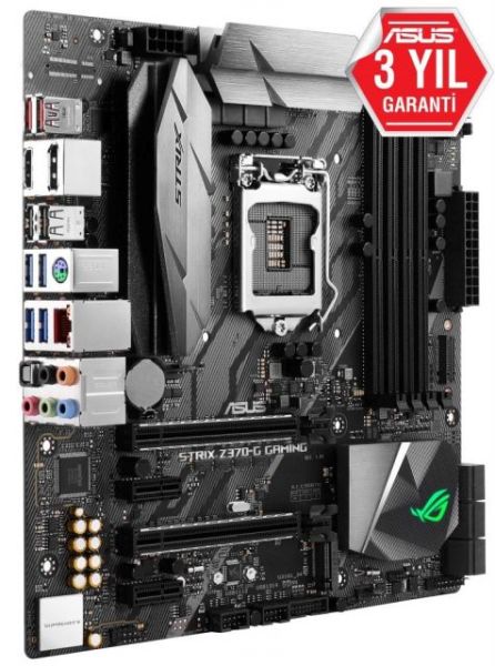 ROG-STRIX-Z370-G Intel Z370 1151 DDR4 4000MHz HDMI/DP Gaming Anakart