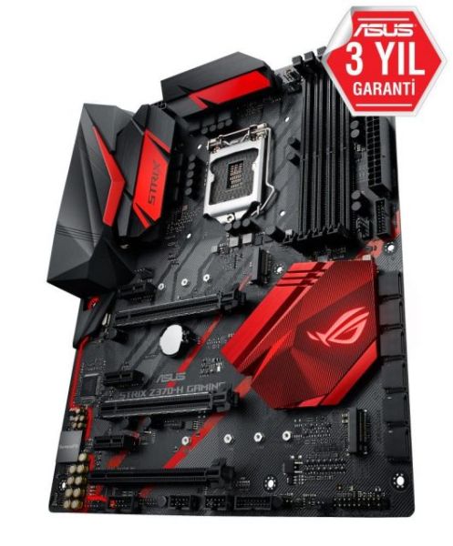 ROG-STRIX-Z370-H Intel Z370 1151 DDR4 4000MHz HDMI/DVI/DP Anakart