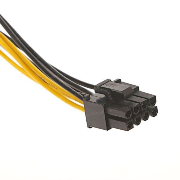 DK-CB-P104 2x Molex 4pin/6+2pin PCI-E Dönüştürücü Güç Kablosu