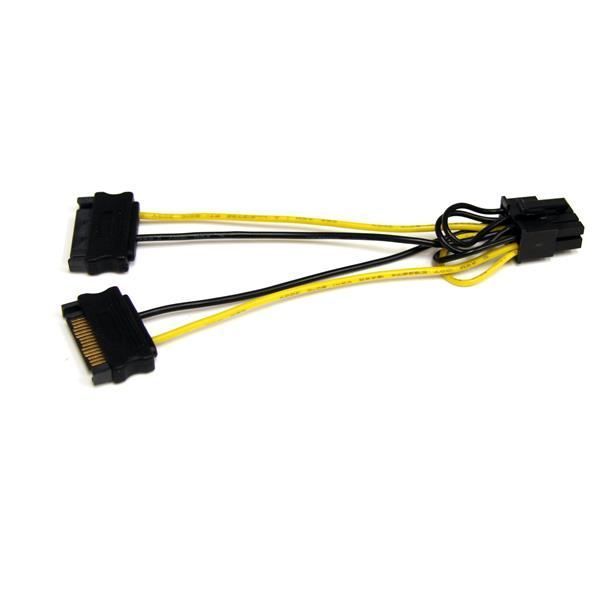 DK-CB-P203 6+2 PCI-E Dönüştürücü (2x Sata Güç/6+2 PCI-E)Güç Kablosu