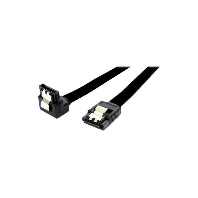 DK-CB-SATA3L52 0.5M 90 Derece Kilit Mekanizmalı Sata 3 Kablo