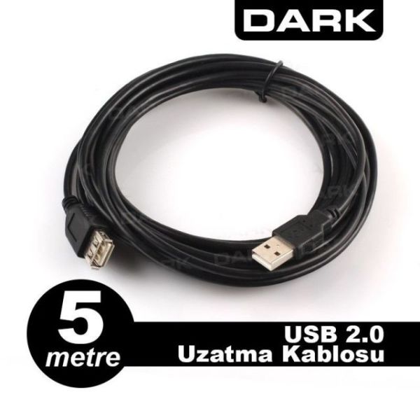 DK-CB-USB2EXTL500 5M USB 2.0 Uzatma Kablosu