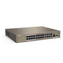 TEF1126P TEF1126P-24-250W 24 Port 10/100Mbps +1 Gigabit/SFP Slotl Switch 24 Port