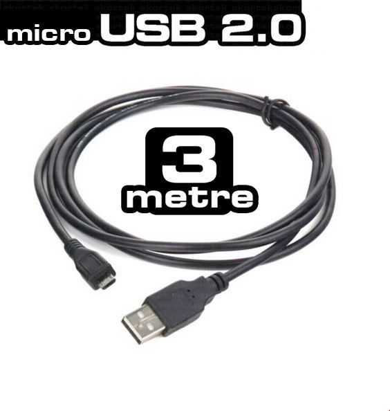 DK-CB-USB2MICROL30 3M Micro USB 2.0 Kablosu