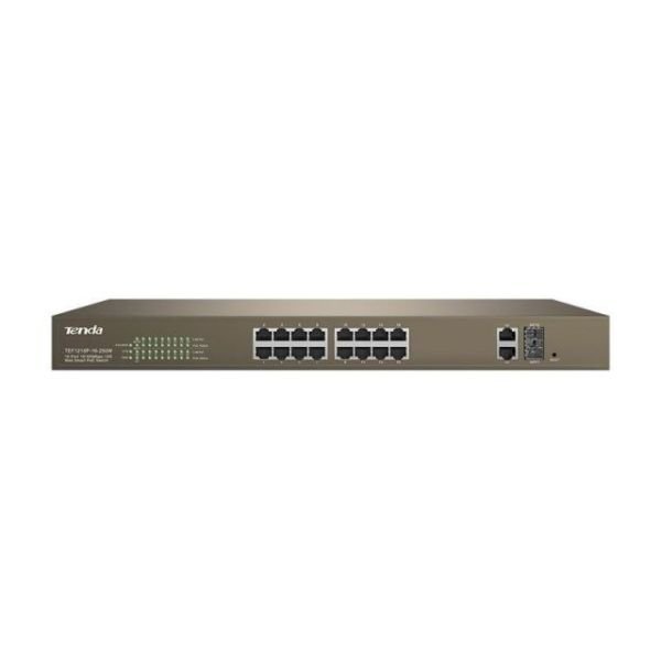 TEF1218P-16-250W 802.3af/at/230W Güç/2x10/100/1000Base-T/2x1000 SFP