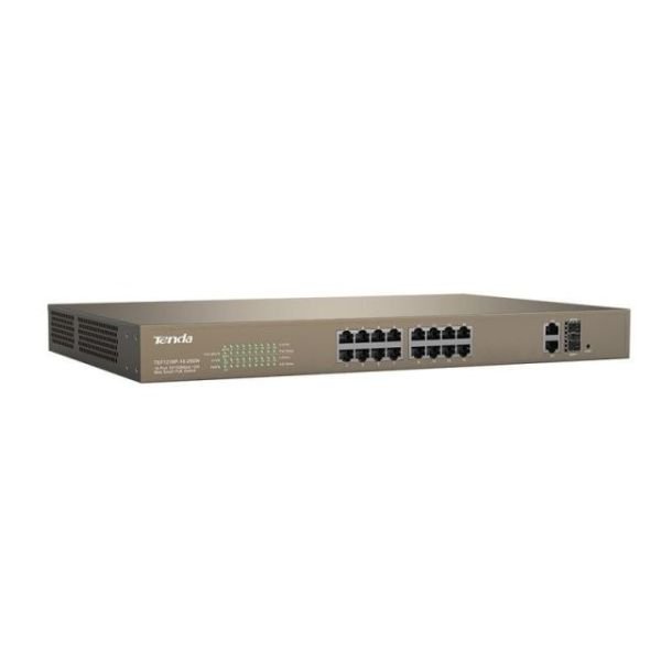 TEF1218P-16-250W 802.3af/at/230W Güç/2x10/100/1000Base-T/2x1000 SFP