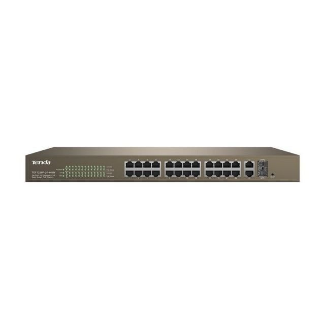 TEF1226P TEF1226P 24Port PoE 2GB+2xSFP WebSmart Switc