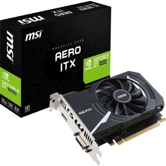 GT1030-AERO-ITX-2G GT1030 2GB 64B GDDR5 Nvidia Ekran Kartı
