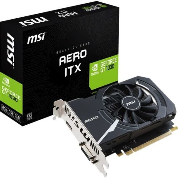 GT1030-AERO-ITX-2G GT1030 2GB 64B GDDR5 Nvidia Ekran Kartı