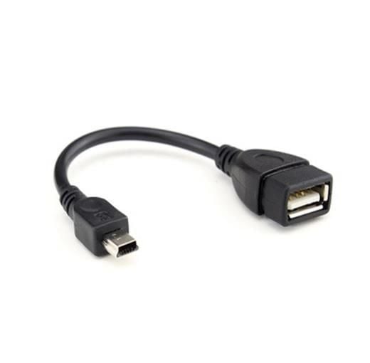 DK-CB-USB2MINIOTG Mini USB 2.0 Tablet,Oto Müzik Sistemi,Kamera USB Giriş OTG Kablo
