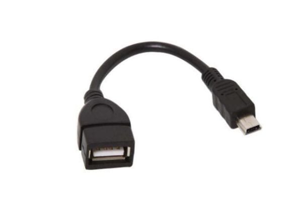 DK-CB-USB2MINIOTG Mini USB 2.0 Tablet,Oto Müzik Sistemi,Kamera USB Giriş OTG Kablo