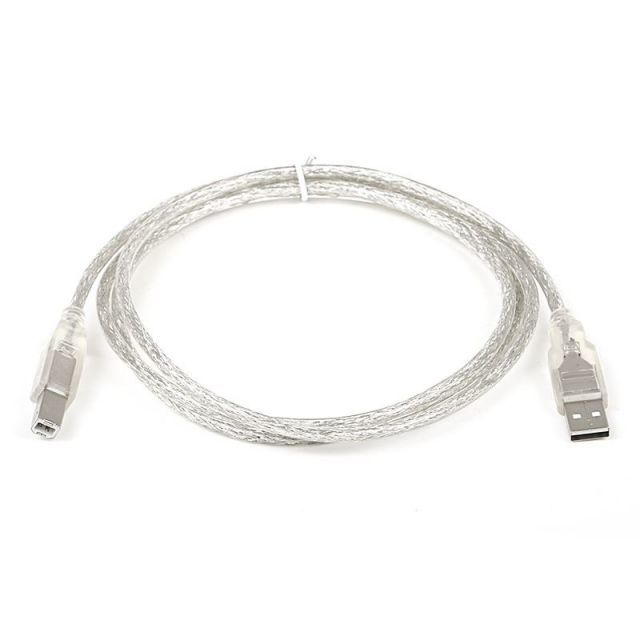 DK-CB-USB2PRNL152 1,5 Metre USB 2.0 Şeffaf Prınter Yazıcı Kablosu