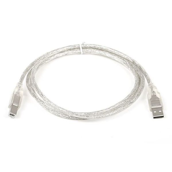 DK-CB-USB2PRNL152 1,5 Metre USB 2.0 Şeffaf Prınter Yazıcı Kablosu