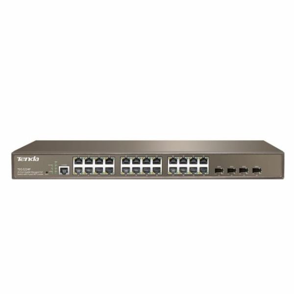 TEG3224P Yönetilebilir/4xSFP/370W PoE/Donanımsal güvenlik