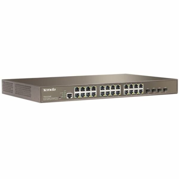 TEG3224P Yönetilebilir/4xSFP/370W PoE/Donanımsal güvenlik