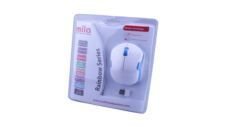 ML371 Kablosuz USB Nano Alıcılı Optik Beyaz,Mavi Şerit Mouse