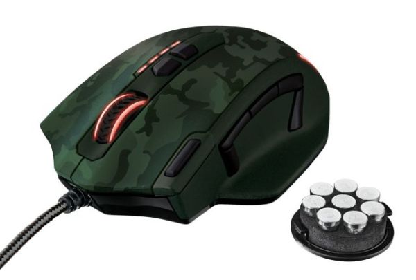 20853 GXT155C Ye?il Kamuflaj Gaming Mouse