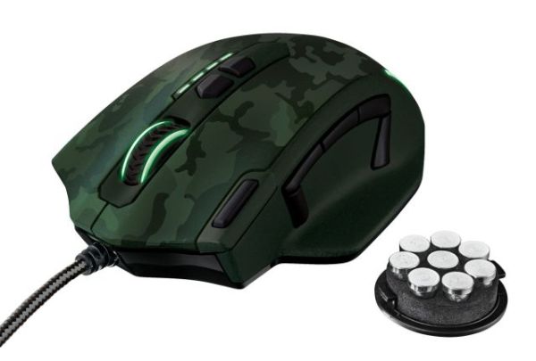 20853 GXT155C Ye?il Kamuflaj Gaming Mouse