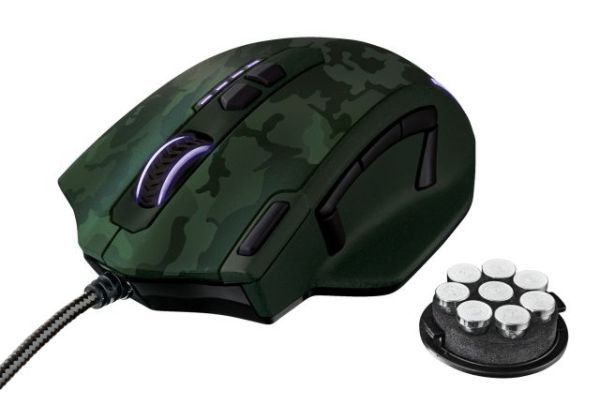 20853 GXT155C Ye?il Kamuflaj Gaming Mouse