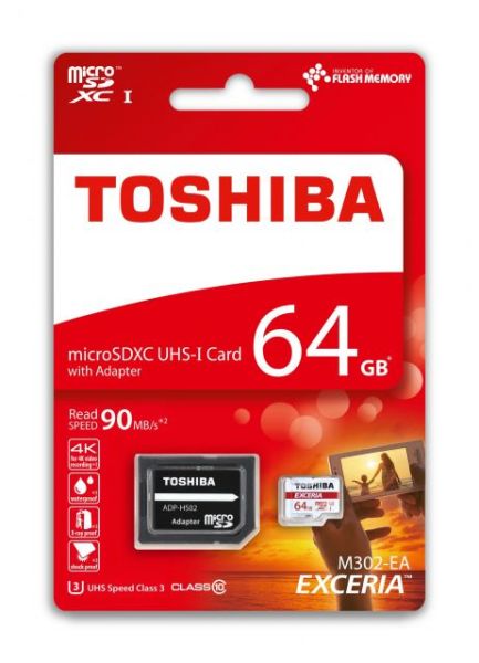 THN-M302R0640EA 64 GB Extreme 90 MB Class 10 Micro SD