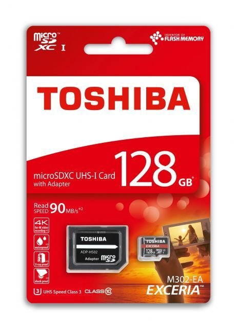 THN-M302R1280EA 128 GB Extreme 90 MB Class 10 UHS-I Micro SD