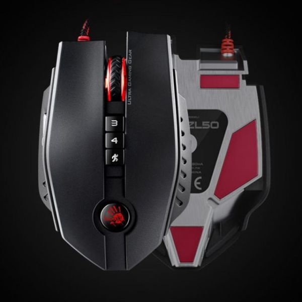 ZL50 ZL50 Multi Core Laser 8200CPI-ISW,ISC, Metal Ayak Siyah Mouse