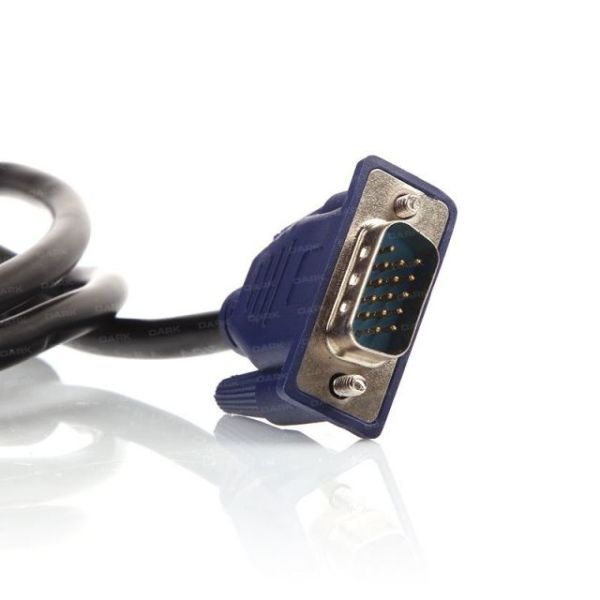 DK-CB-VGA150 1.5M Ferrit Core EMI/RFI Filtreli VGA Görüntü Kablosu