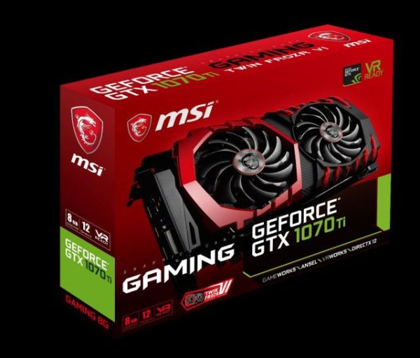 GTX1070TIGAMING8G GTX1070 8GB 256B GDDR5 DVI/HDMI/DP Nvidia Gaming Ekran Kartı