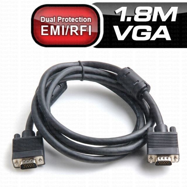 DK-CB-VGAL180 1.8M M/M Monitör PC Arası VGA Data Görüntü Kablo