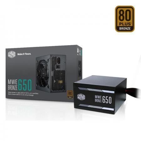 MPX-6501-ACAAB-EU MasterWatt 650W 80+ Bronze Aktif PFC 120mm Fanlı PSU