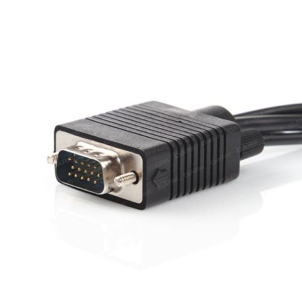 DK-CB-VGAXS35 VGA- S-VİDEO ve 3.5mm Komposite Çevirici Bağlantı Kablosu