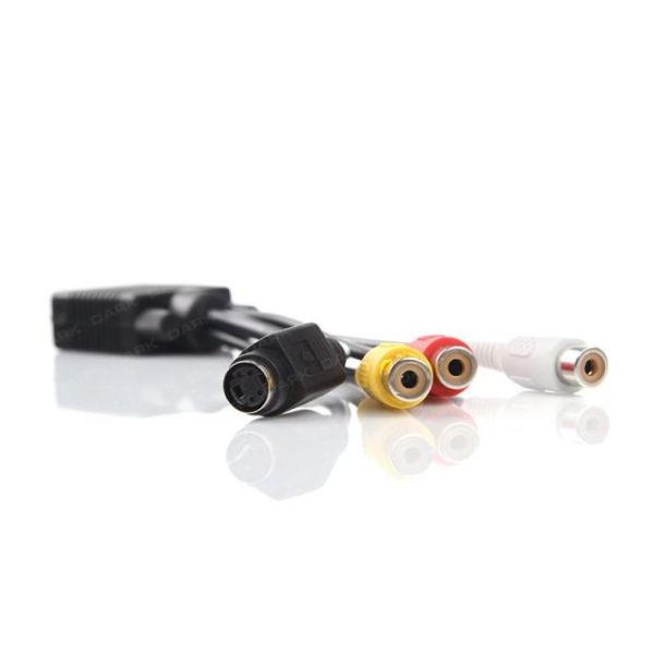 DK-CB-VGAXS35 VGA- S-VİDEO ve 3.5mm Komposite Çevirici Bağlantı Kablosu