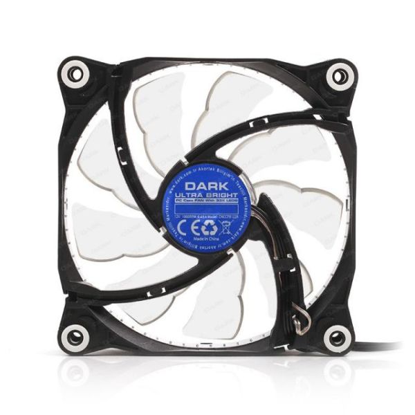 DKCCFB122B 120mm Ultra Bright 33x Mavi LED' li Kasa Fanı
