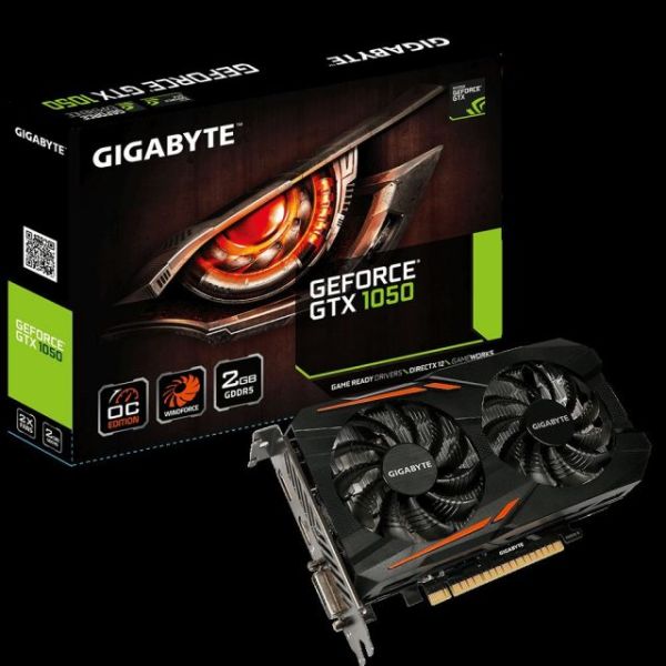GV-N1050OC-2GD GTX1050 2G 128b GDDR5 DVID-HDMI-DP OC NVIDIA EKRAN KARTI