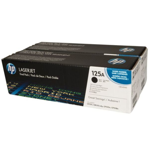 CB540AD No 125A 2'li Paket Siyah 2200 Sayfa Lazer Toner