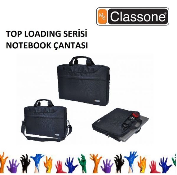 TL2561 15.6'' Toploading Serisi Siyah Notebook Çantası